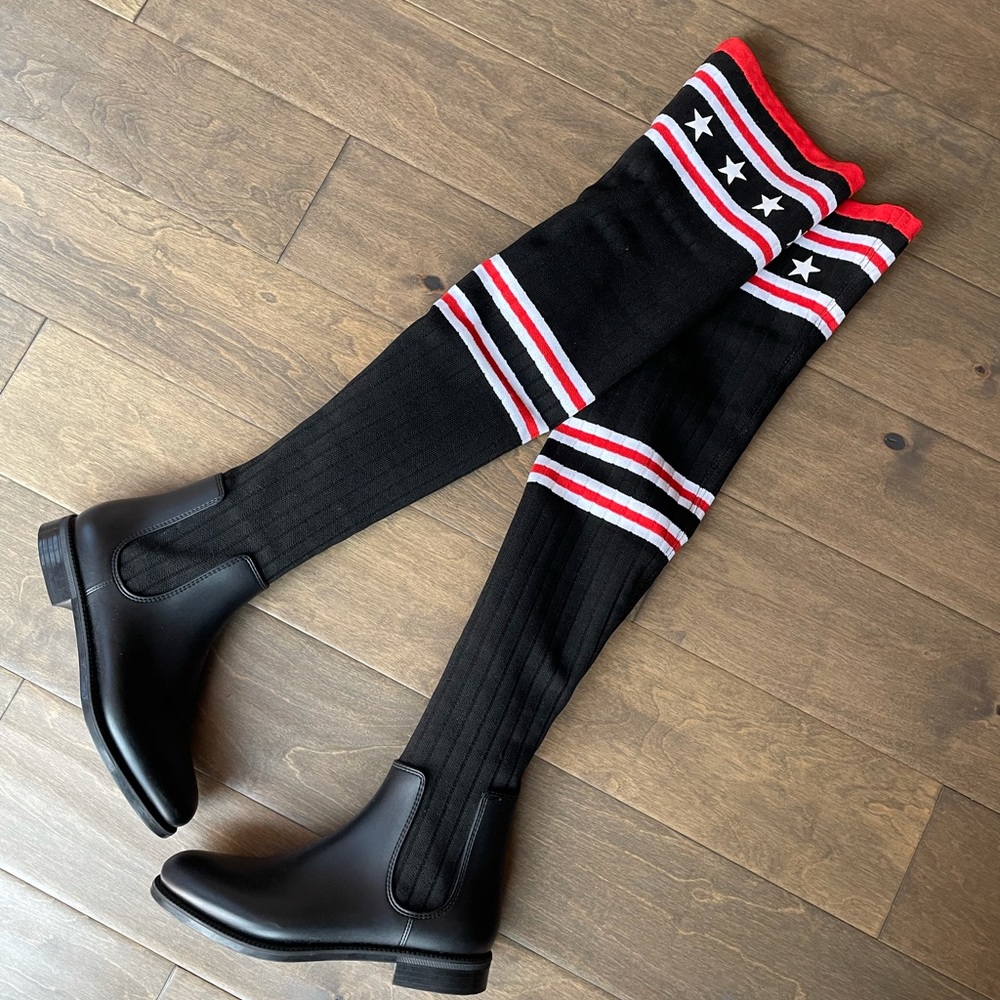 Givenchy over the knee sock bit Authentic